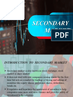 On Secondary Markets