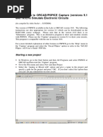 Introduction To ORCAD/PSPICE Capture (Versions 9.1 and 10.0) To Simulate Electronic Circuits