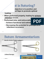 What Is Suturing?: - The Primary Objective Is To Position and