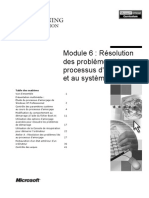 Module 6: Résolution Des Problèmes Liés Au Processus D'amorçage Et Au Système