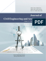 Issue 1, 2020, Journal of Civil Engineering and Architecture