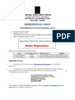 Online Registration: Central Hindi Directorate