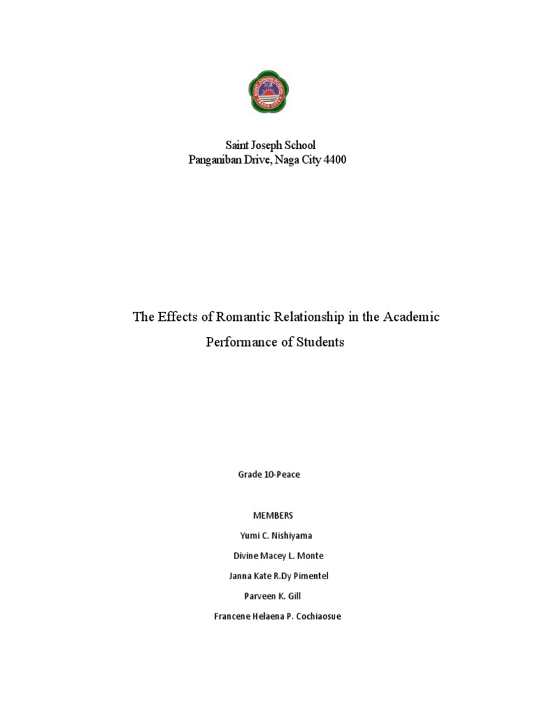 Impact of Romance on Student Performance | PDF | Adolescence | Romance ...