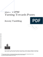 RE: Verse: Turning Towards Poetry