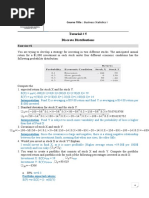 Tutorial 5 Discrete Distributions 