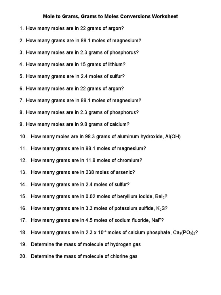 mole-to-grams-worksheet-pdf