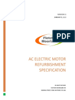 AC Motor Repair Specification