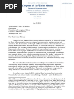Letter on remote proceedings from House Oversight Republicans