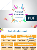 Cultural Dimensions: Sociocultural Approach Explained