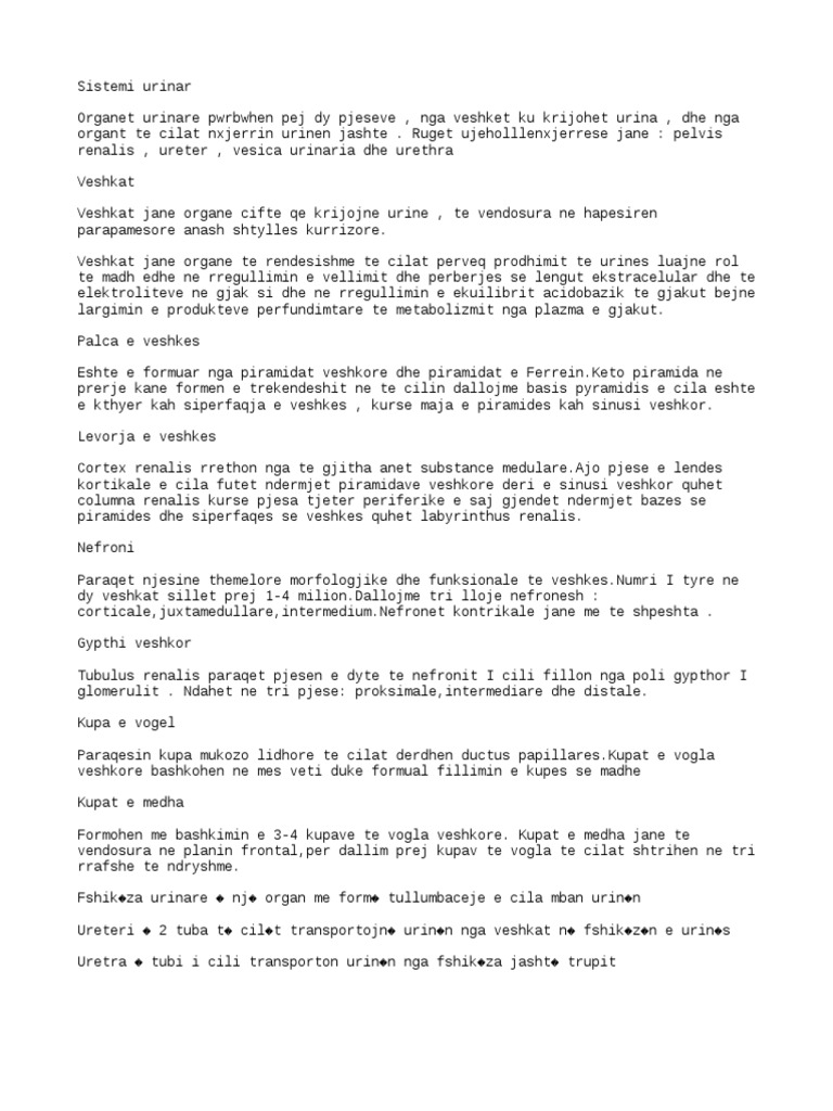 Sistemi Urinar | PDF