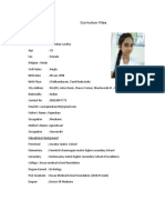 Personal Data: Curriculum Vitae