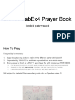 Bio133 LabEx4 Prayer Book