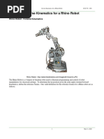 Inverse Kinematics For A Rhino Robot