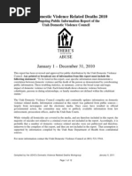 Download UDVC 2010 DV Related Deaths Report Jan 2011 by Ben Winslow SN46321654 doc pdf