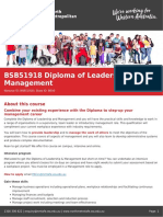 Diploma of Leadership and Management