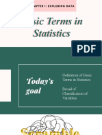 Basic Terms in Statistics