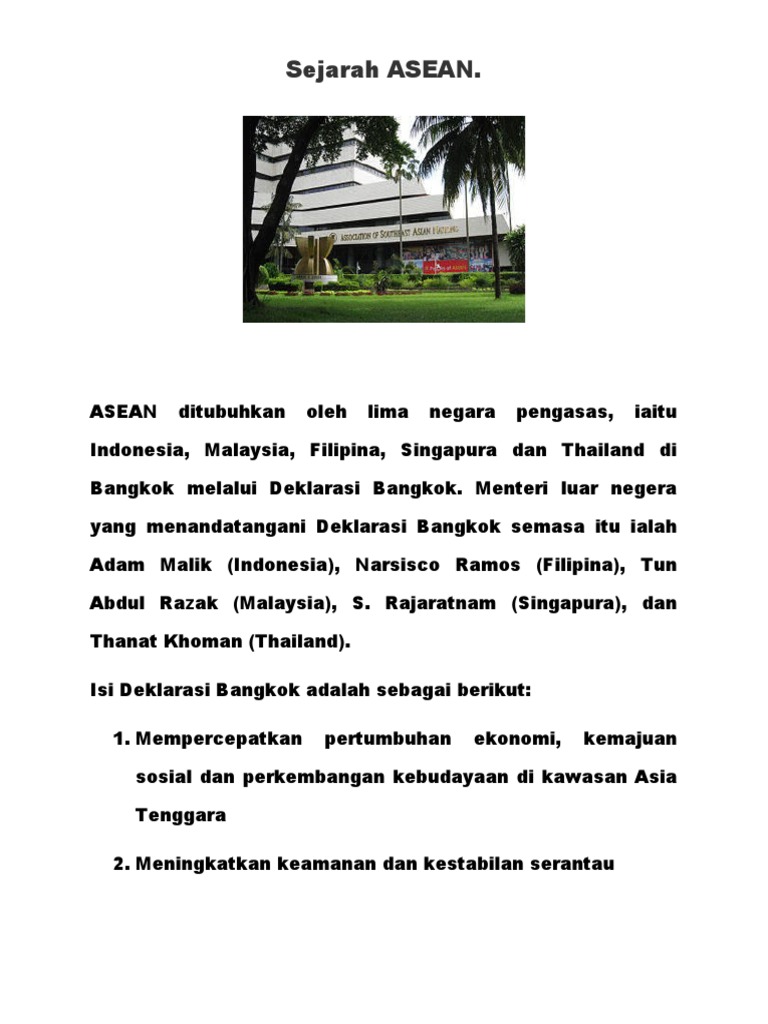 Sejarah Asean Pdf