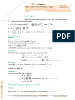 Cours Math - Chap 7 Géométrie Produit Scalaire Et Vectoriel Dans L'espace - 3ème Math (2009-2010) MR Abdelbasset Laataoui PDF