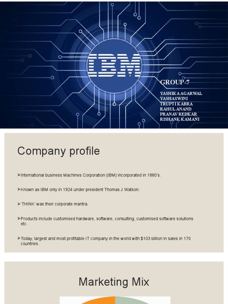 IBM Company Profile and Market Analysis | PDF | Ibm | Competition