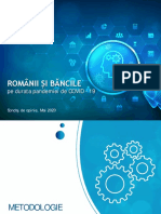 ROMANII SI BANCILE PE DURATA PANDEMIEI DE COVID - 19 - Sondaj - Mai 2020