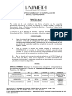 Evaluaciones Segundos Parciales Facultad Ingeniería Alimentos