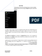 List View Ne Programim Mobile