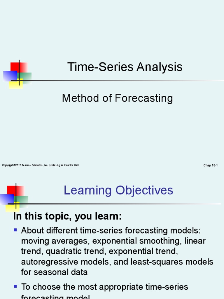 Time-Series Analysis: Method of Forecasting | PDF | Time Series ...