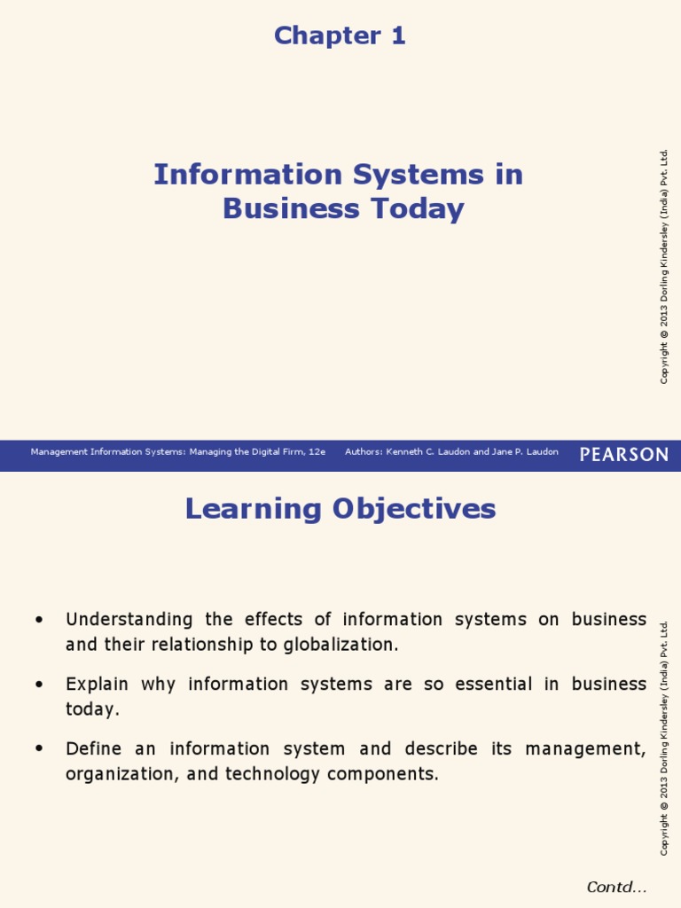 Information Systems in Business Today | PDF | Management Information ...