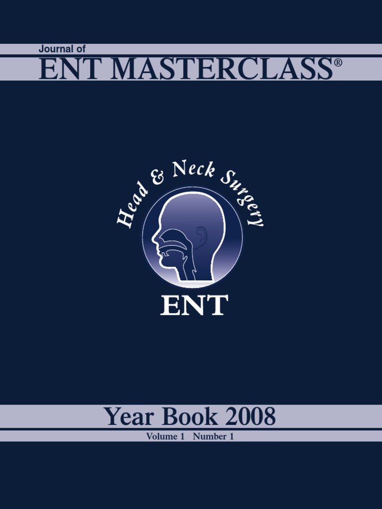 Journal ENT - Journal - 2008 | PDF | Medical Specialties | Clinical ...