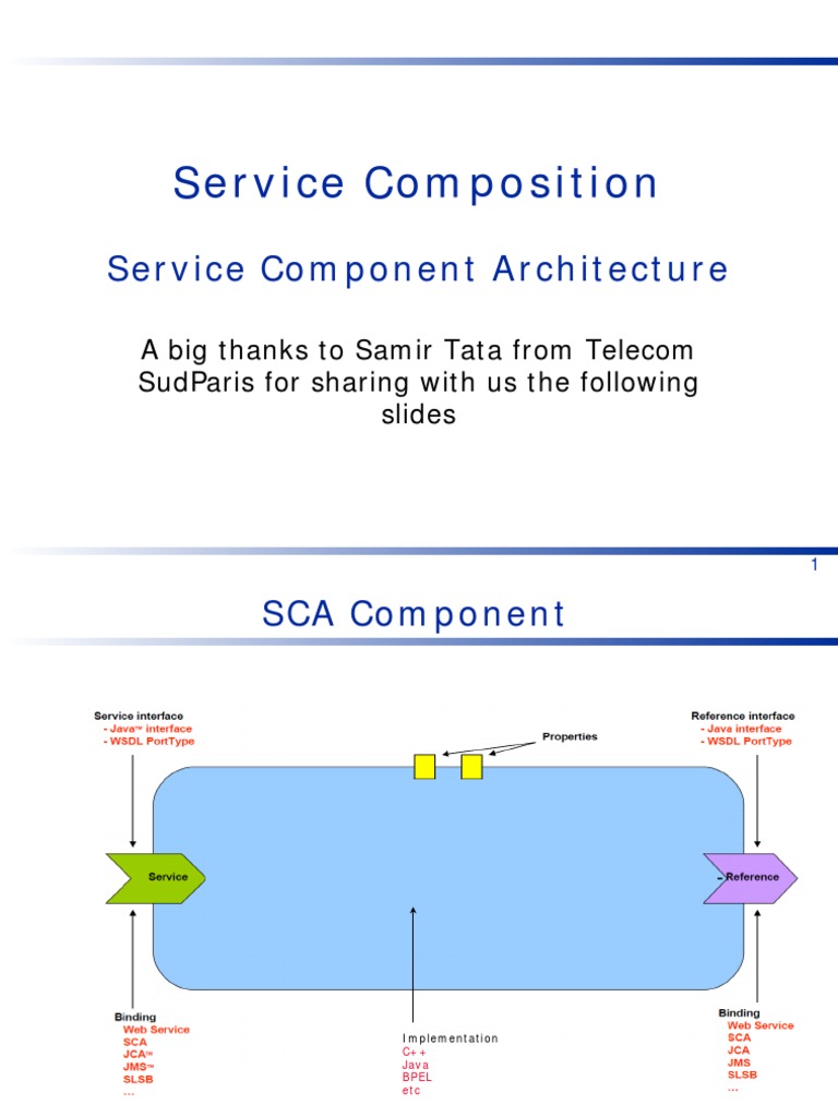SCA for Developers and Architects | PDF | Enterprise Java Beans ...