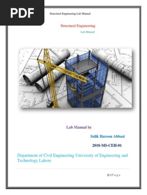 1.Structure Engineering Lab Mannual