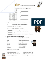 Harry Potter and The Quest For Question Words Grammar Guides Wordsearches Worksheet Templates La - 125759