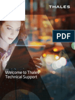 Welcome To Thales Technical Support