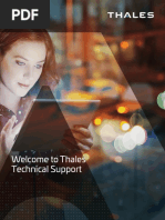 Welcome To Thales Technical Support