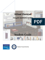 Virtual ChemLab Inorganic Qualitative Analysis Student Guide