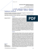 Accuracy of Fine Needle Aspiration Biopsy To Diagnose Lymphadenopathy in DR - Sardjito General Hospital, Yogyakarta, Indonesia