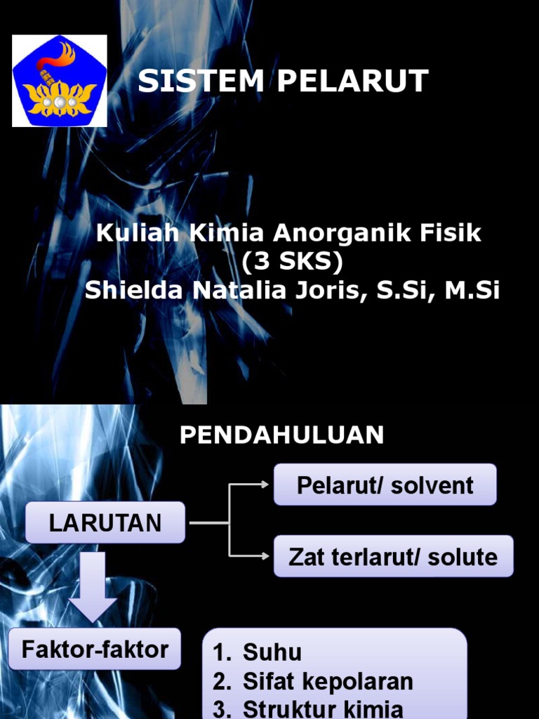 SISTEM PELARUT-Klasifikasi Pelarut | PDF