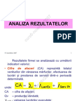 6 FacSEE ANUL4 CURSnr6 (Noiembr2007) AnEc - Analiza REZULTATELOR PDF