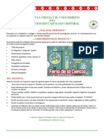 Folleto Feria Ciencias 2019