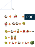 Ecuaciones Con Frutas PDF