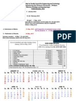 Academic Calender Even 09-10