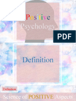 Positive Psychology Definition