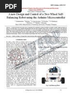 A New Design and Control of A Two-Wheel Self-Balancing Robot Using The Arduino Microcontroller