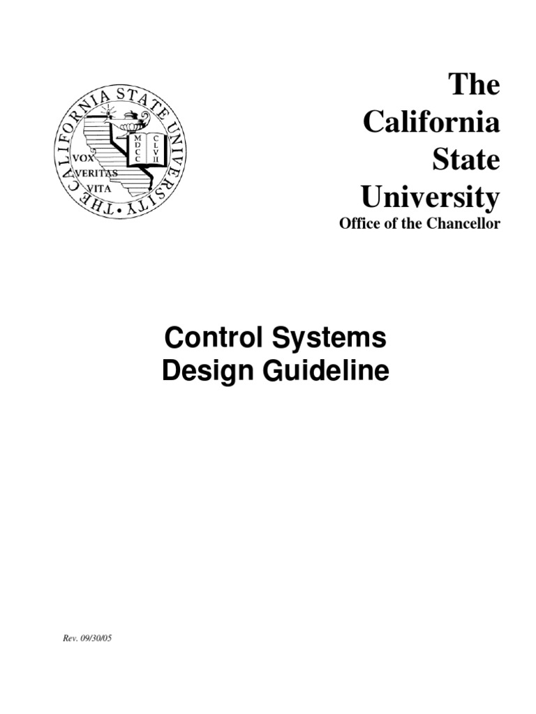 CSU Control Systems Design Guidelines | PDF | Calibration ...