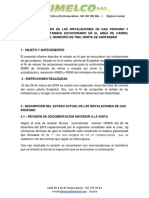 Informe de Estado de Las Instalaciones de Gas Propano y Valoración Del Tanque Estacionario en El Area de Casino