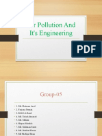 Air Pollution and Its Engineering