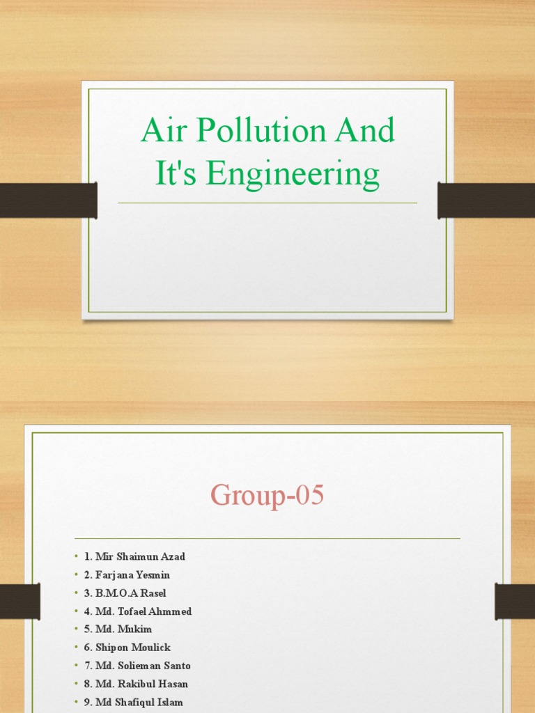 Understanding Air Pollution and Its Impact | PDF | Exhaust Gas | Smog