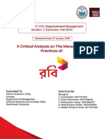 A Critical Analysis On The Management Practices of Robi