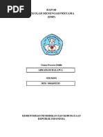Contoh Rapor Kurikulum Merdeka SMP | PDF