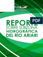 Reporte Río Ariari
